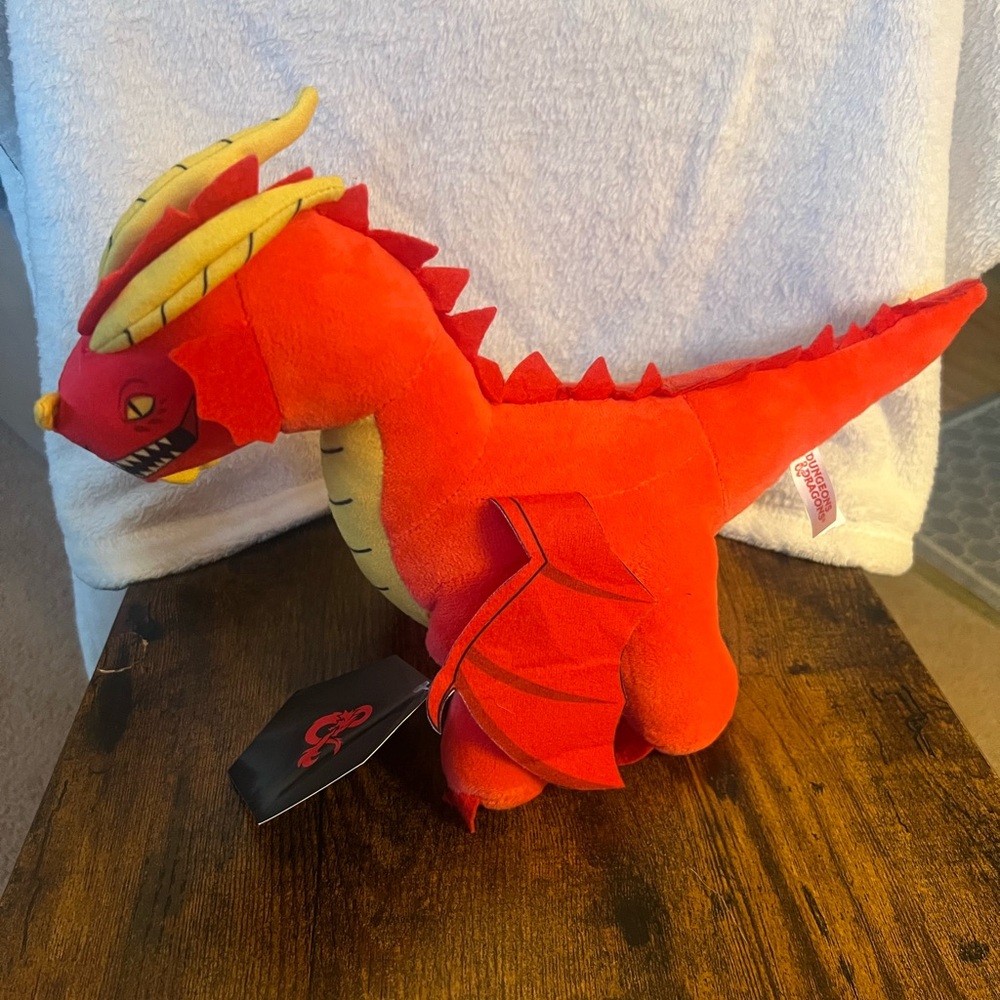 Red Dragon Plush Toy 8” Dungeons and Dragons